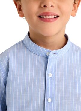 Ensemble Mayoral Bermuda Chemise bleue pour garçon