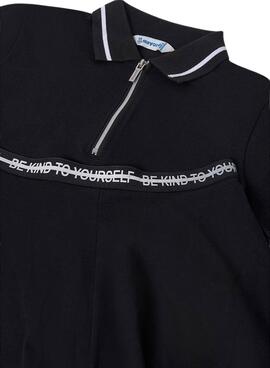 Ensemble jupe en tricot noir pour fille Mayoral
