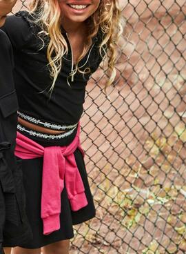 Ensemble jupe en tricot noir pour fille Mayoral