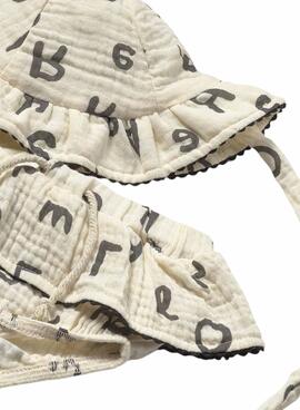 Ensemble Mayoral jupe et chapeau beige pour bébé