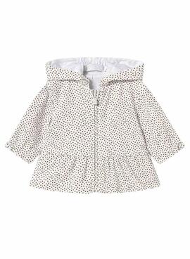 Coupe-vent réversible blanc Mayoral pour bébé