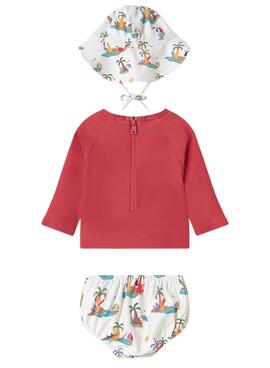 Ensemble de bain pour bébé Mayoral au pamplemousse rouge