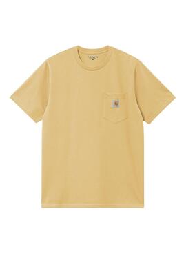 T-shirt Carhartt Pocket jaune pour homme