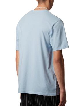 T-shirt Carhartt Pocket bleue pour homme