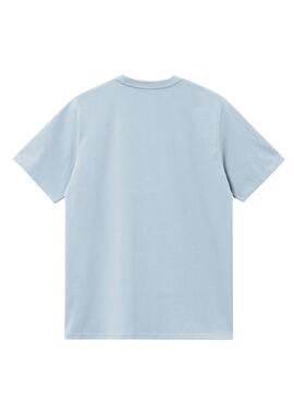 T-shirt Carhartt Pocket bleue pour homme