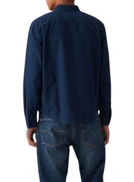 Chemise Levi's Authentic bleue marine pour homme