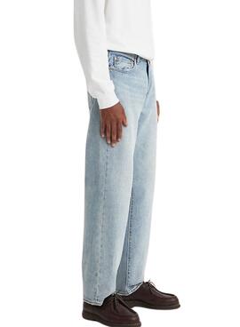 Jean Levi's 568 Loose bleu lavé pour homme