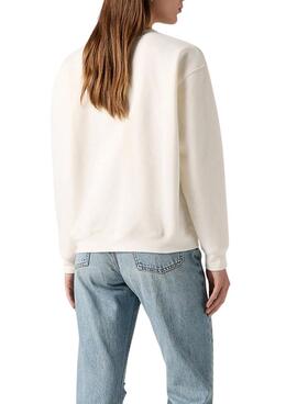 Sweat-shirt Levis Everyday floral beige pour femme