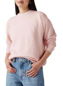 Sweat-shirt Levis Everyday rose pour femme