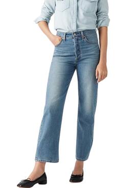 Jean Levis Ribcage Cool coupe droite cheville pour femme
