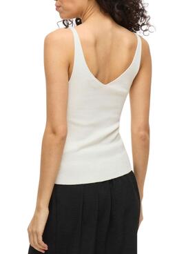 Haut blanc Vila Viwennie pour femme