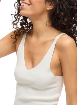Haut blanc Vila Viwennie pour femme
