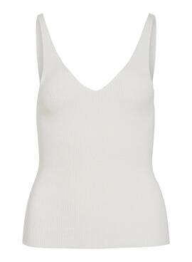 Haut blanc Vila Viwennie pour femme