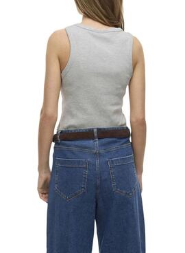 T-shirt Vila Visola gris pour femme