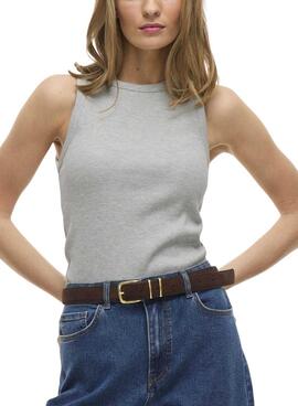 T-shirt Vila Visola gris pour femme