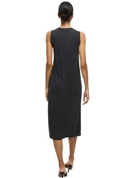 Robe midi noire pour femme de la marque Vila Vimodala