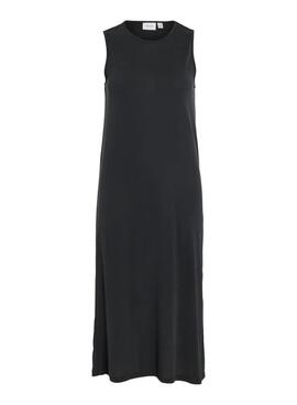 Robe midi noire pour femme de la marque Vila Vimodala