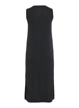 Robe midi noire pour femme de la marque Vila Vimodala