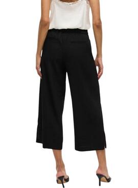 Pantalon Vila Vilinea 7/8 noir pour femme