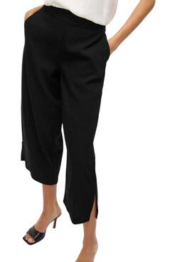 Pantalon Vila Vilinea 7/8 noir pour femme