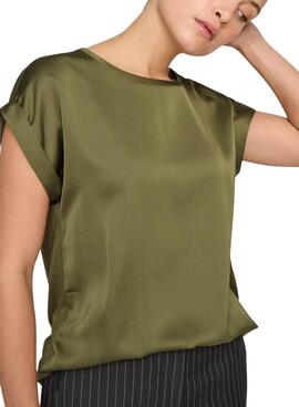 Haut en satin Viellette S/S Capulet Olive