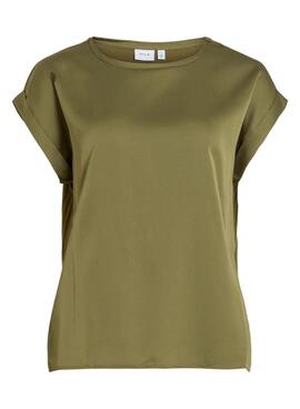 Haut en satin Viellette S/S Capulet Olive