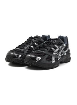 Chaussures Asics GEL-1130 noir et argent pour homme