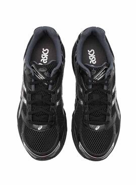 Chaussures Asics GEL-1130 noir et argent pour homme