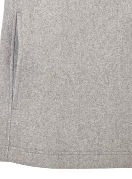 Chemise Lacoste en flanelle grise pour homme.