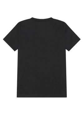 T-shirt Jordan Jumpman noir pour fille et garçon