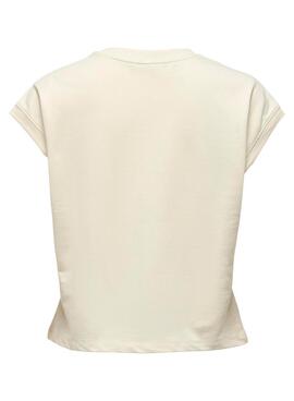 T-shirt blanc Only Ellie pour femme