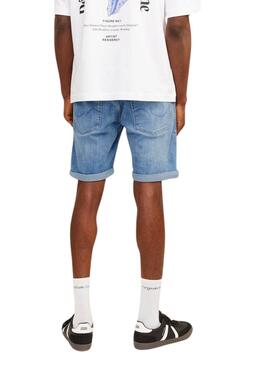 Bermudes Jack and Jones Rick bleu pour homme.