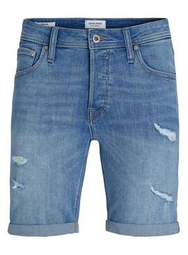 Bermudes Jack and Jones Rick bleu pour homme.