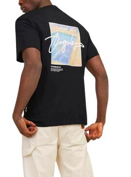 T-shirt Jack and Jones Raruba noir pour homme