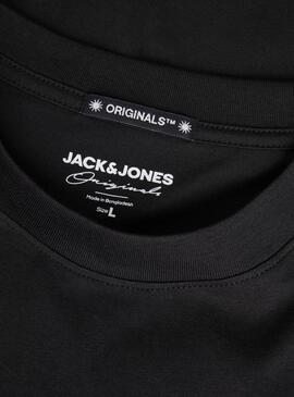 T-shirt Jack and Jones Raruba noir pour homme