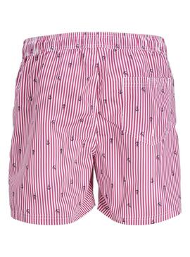 Maillot de bain Jack and Jones Fiji rouge pour homme