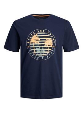T-shirt Jack and Jones Summer bleue pour homme