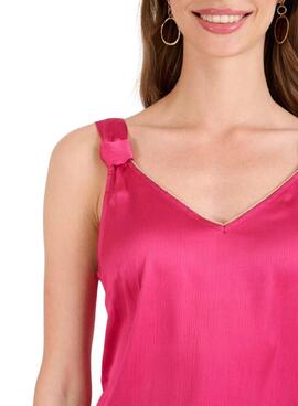 T-shirt Naf Naf Sofia rose pour femme