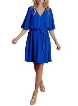 Robe Naf Naf Cristina bleu pour femme