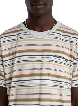 T-shirt Vans Cullen à rayures multicolores pour homme
