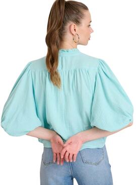 Chemisier Naf Naf Barbula vert pour femme