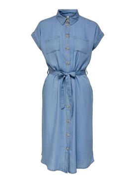 Robe Only Pema Hannover en denim bleu pour femme
