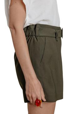 Short Naf Naf Edori vert pour femme