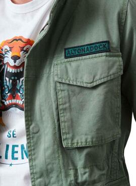 Chemise surplis Altonadock technique verte pour homme