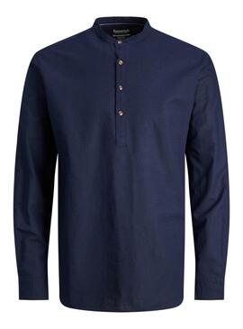 Chemise Jack and Jones Été Marine Pour Homme