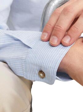 Chemise Jack and Jones Summer Bleue Pour Homme