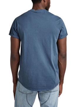 T-shirt G-Star Bleue Compact pour Homme