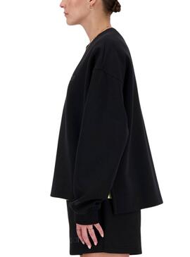 Sweat à capuche New Balance Hyper Density Noir pour Femme.