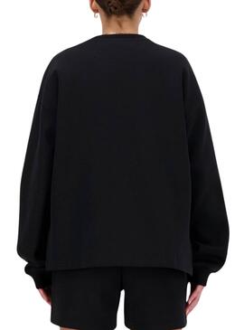 Sweat à capuche New Balance Hyper Density Noir pour Femme.