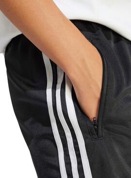 Veste courte Adidas Firebird noire pour femme.